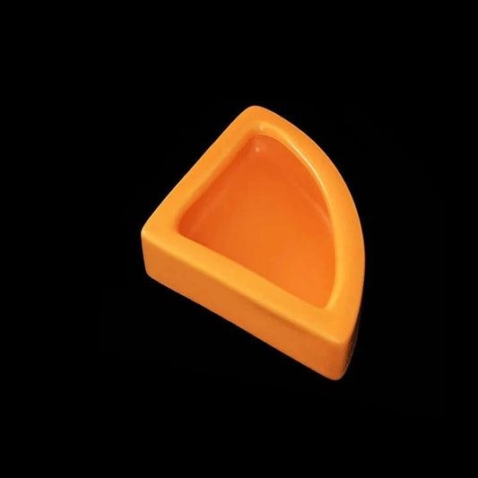 Bol Éventail Céramique Orange | Eau, Vers, Nourriture