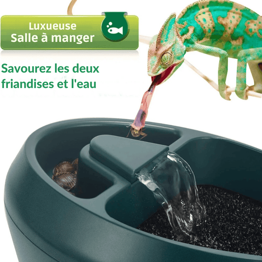 220v-EU Fontaine cascade 700 ml | Pour reptiles et tortues