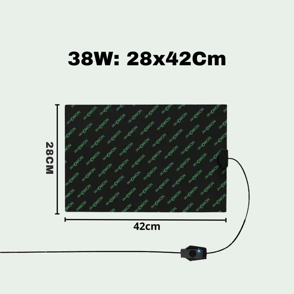 Tapis Chauffant pour Terrarium | 28x42 cm 38W Reptiles