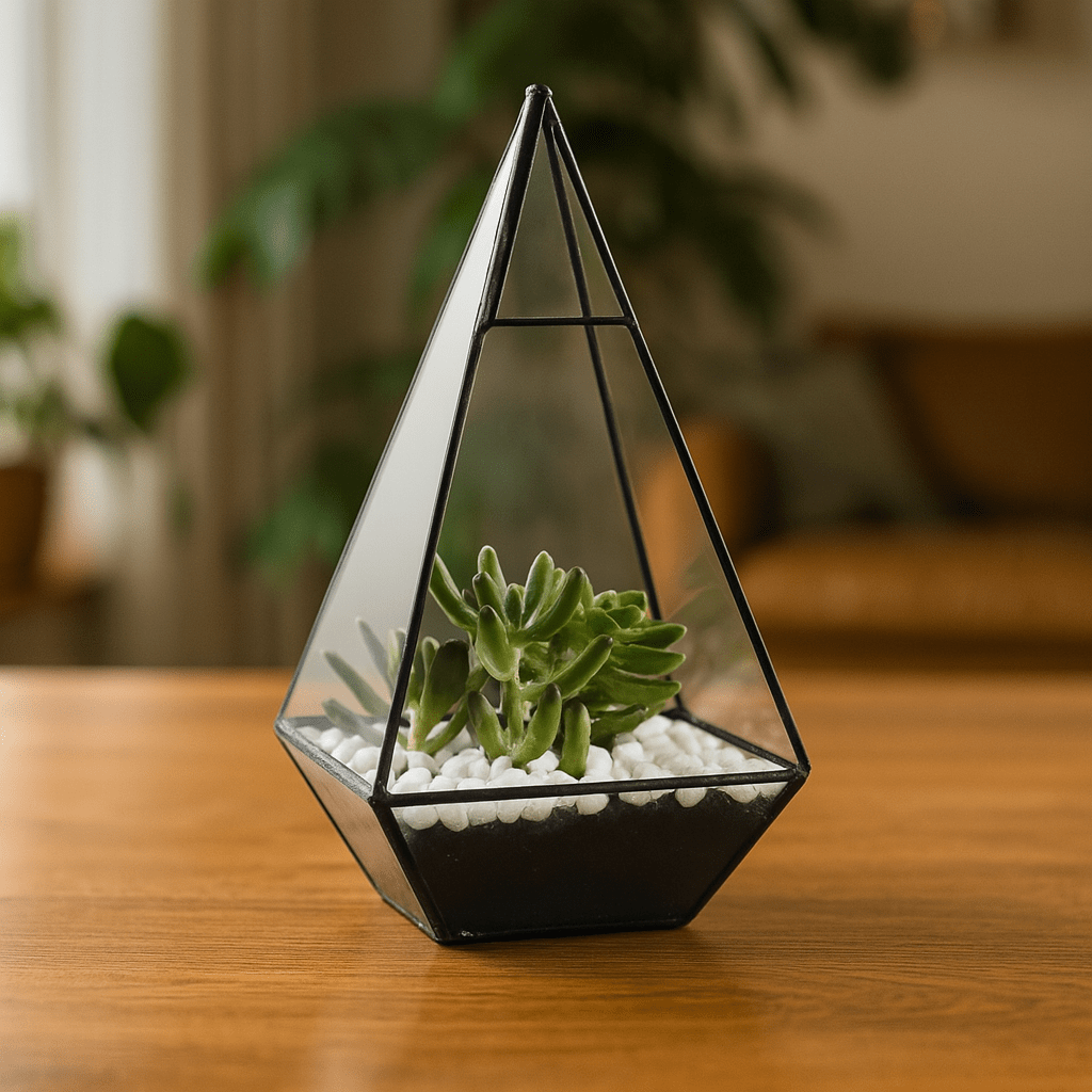 Terrarium Plante | Forme Géométrique Moderne