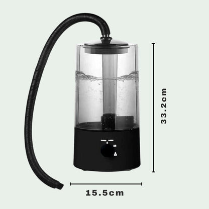 Brumisateur 4L Noir | Silencieux, Tuyau Extensible 160 cm