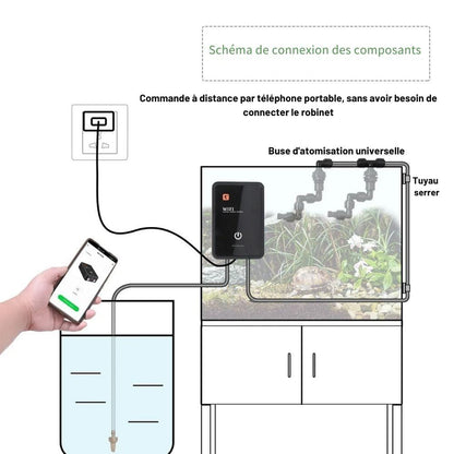 Brumisateur WiFi silencieux | Pour terrarium tropical