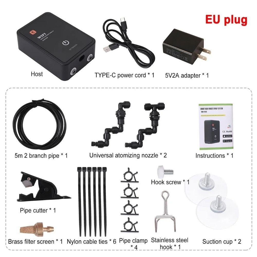Brumisateur WiFi silencieux | Pour terrarium tropical