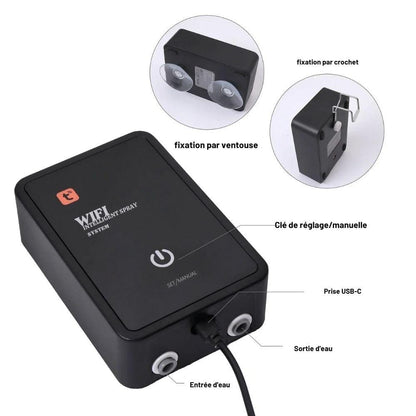 Brumisateur WiFi silencieux | Pour terrarium tropical