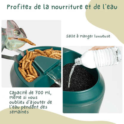 220v-EU Fontaine cascade 700 ml | Pour reptiles et tortues
