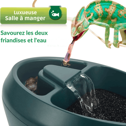 220v-EU Fontaine cascade 700 ml | Pour reptiles et tortues