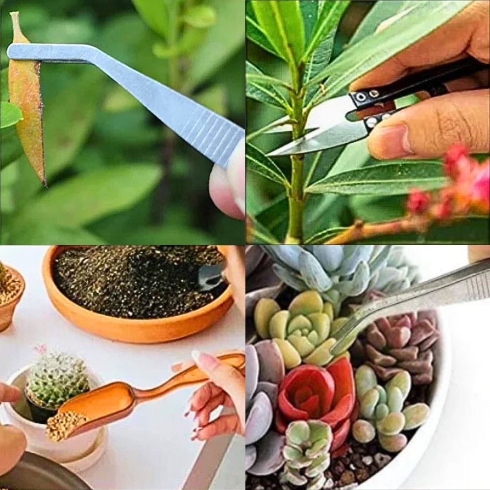 Kit Outils Mini Jardin 13 Pièces | Pour Entretien Terrarium