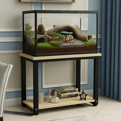 Meuble Terrarium Aquarium | Acier Inox 50x30x70 cm