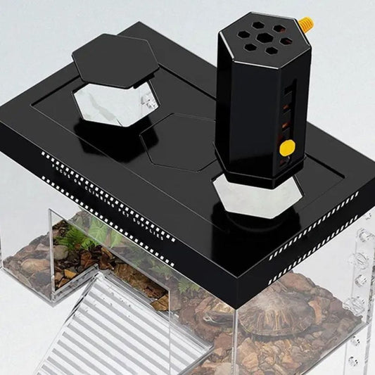 Plateforme de Repos 20x14cm | Avec Lampe et Couvercle