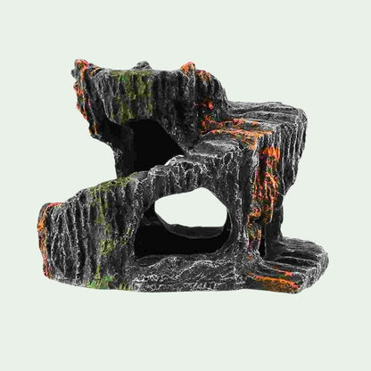 14.5x11.5cm Plateforme grotte résine 14,5 cm | Pour tortues et reptiles