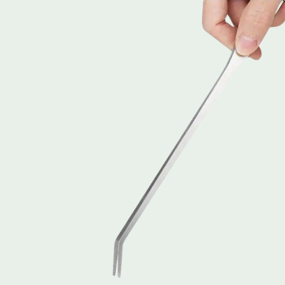Set 2 Pinces 27 cm Inox | Anti-Morsure Alimentation Reptile