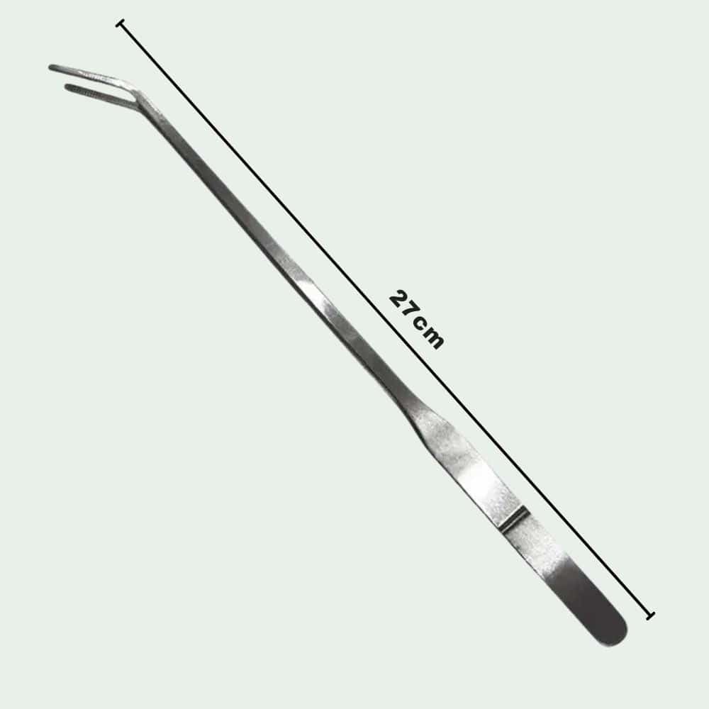 Set 2 Pinces 27 cm Inox | Anti-Morsure Alimentation Reptile