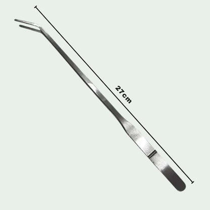 Set 2 Pinces 27 cm Inox | Anti-Morsure Alimentation Reptile