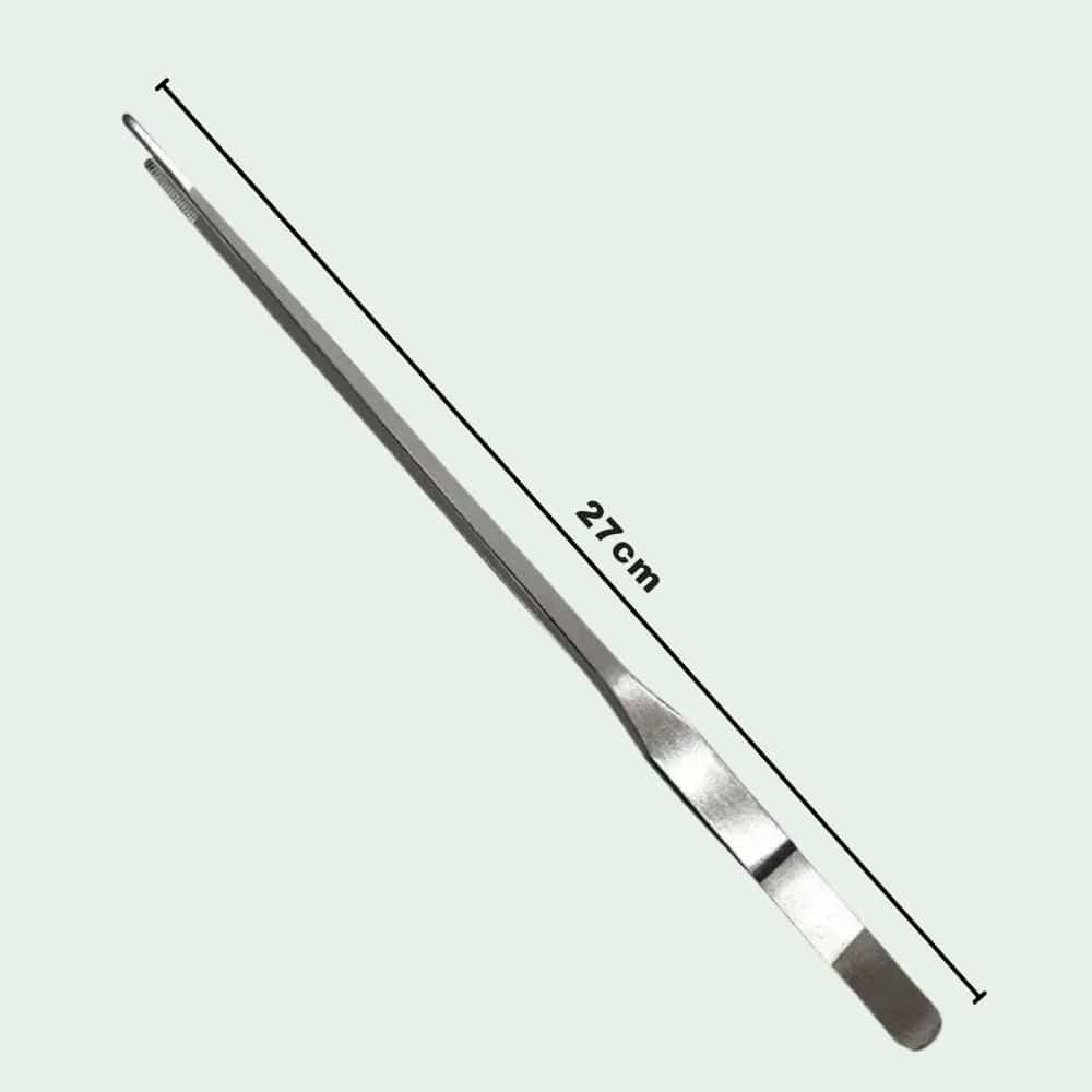 Set 2 Pinces 27 cm Inox | Anti-Morsure Alimentation Reptile