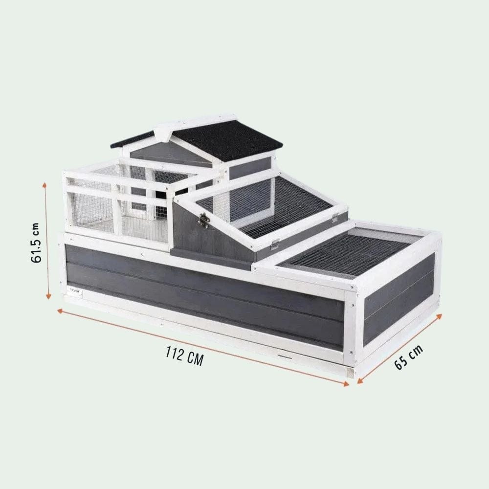 Terrarium Enclos | Habitat Tortue 112 x 65 x 61,5 cm