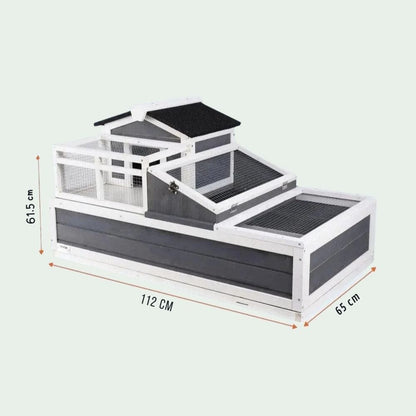 Terrarium Enclos | Habitat Tortue 112 x 65 x 61,5 cm