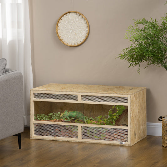 Terrarium Reptile en Bois | 100x47x47 cm