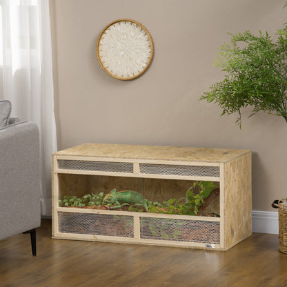 Terrarium Reptile en Bois | 100x47x47 cm