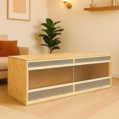 Terrarium Reptile en Bois | 144x46x48cm