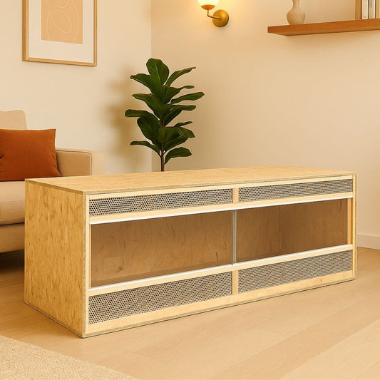 Terrarium Reptile en Bois | 144x46x48cm
