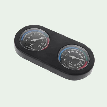 Thermo-hygromètre double cadran | Pour terrarium reptile